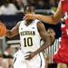 Michigan junior Tim Hardaway Jr. in the game against Saginaw Valley State on Monday. Daniel Brenner I AnnArbor.com